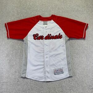 MLB St Louis Cardinals Baseball Jersey Youth 10/12 Carpenter 29 Red White Y2k